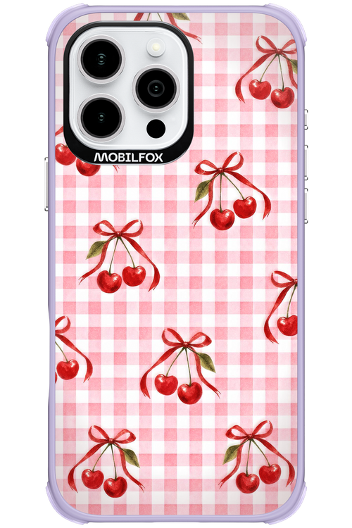Pink Cherry Checked 2.0 - Apple iPhone 16 Pro Max