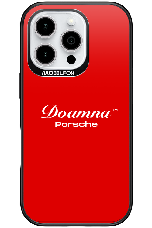 Doamna Porsche (red) - Apple iPhone 16 Pro