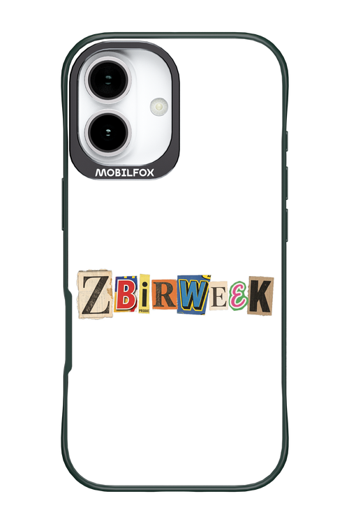 Zbirweek (white) 2.0 - Apple iPhone 17