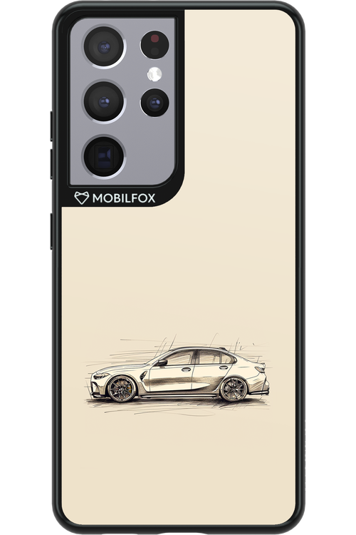 Sketch Car - Samsung Galaxy S21 Ultra