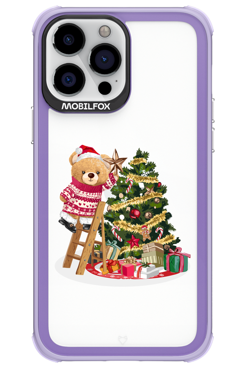 Christmas Bear (Transparent) - Apple iPhone 13 Pro Max