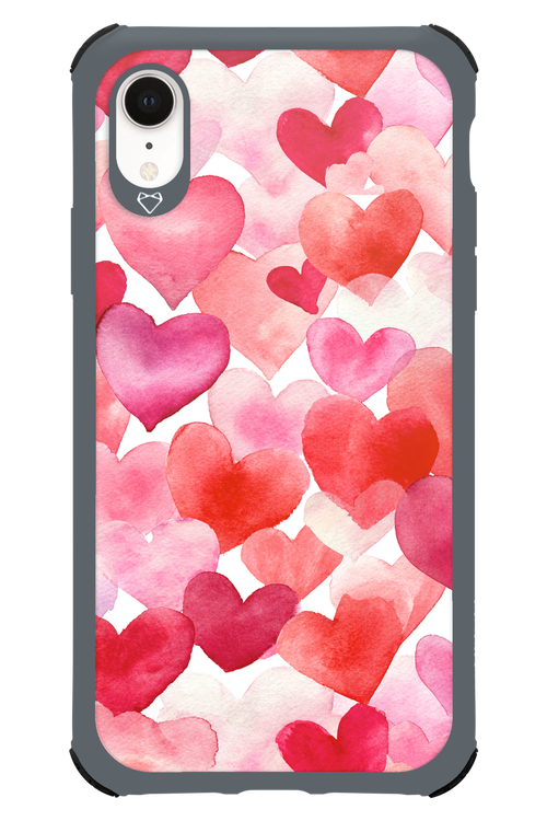 Water Painted Heart 2.0 - Apple iPhone XR