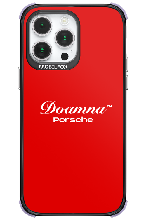 Doamna Porsche (red) - Apple iPhone 14 Pro Max