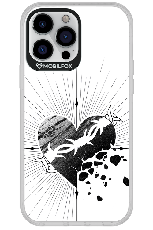 Fekete Szív - Apple iPhone 13 Pro Max