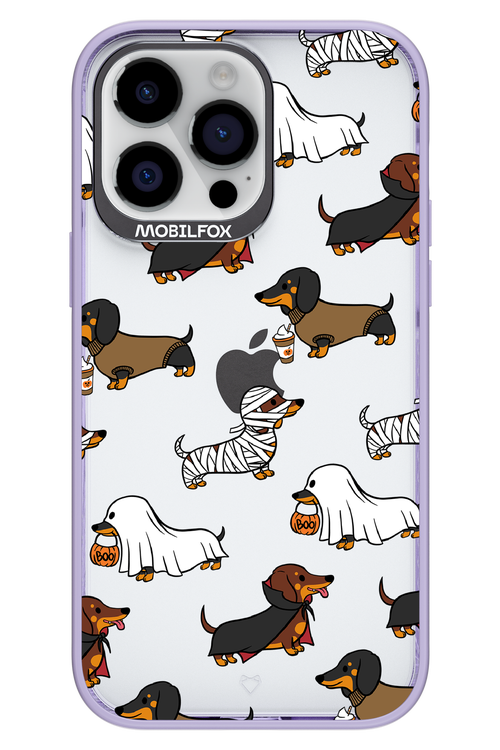 Scary Dachshund (Transparent) - Apple iPhone 14 Pro Max