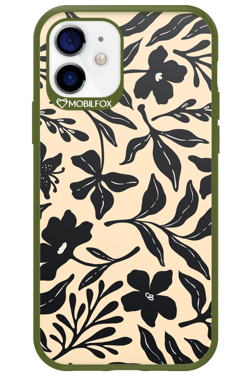 Black Flowers 2.0 - Apple iPhone 12