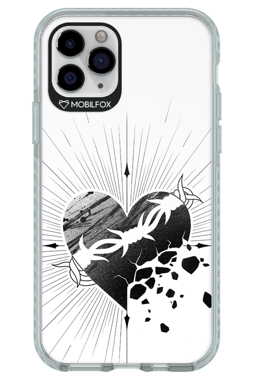 Fekete Szív - Apple iPhone 11 Pro