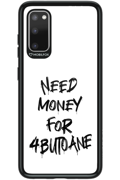 Need Money For Butoane Black - Samsung Galaxy S20