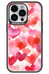 Water Painted Heart - Apple iPhone 13 Pro