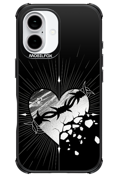 Fehér Szív - Apple iPhone 16