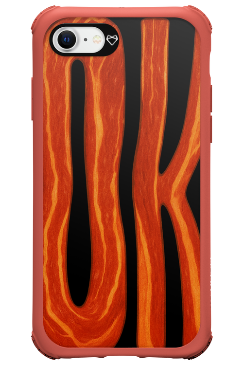 OK (Black-Red) - Apple iPhone SE 2022
