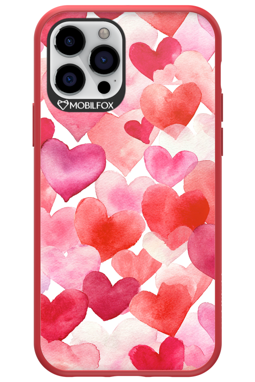 Water Painted Heart 2.0 - Apple iPhone 12 Pro