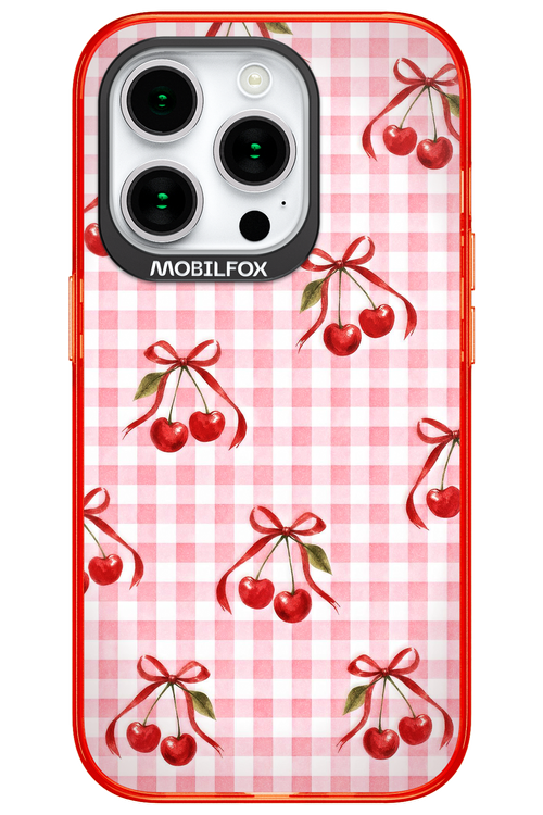Pink Cherry Checked 2.0 - Apple iPhone 15 Pro