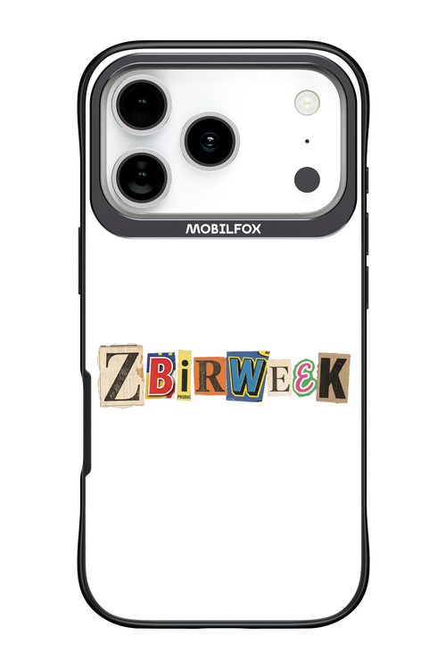 Zbirweek (white) 2.0 - Apple iPhone 17 Pro