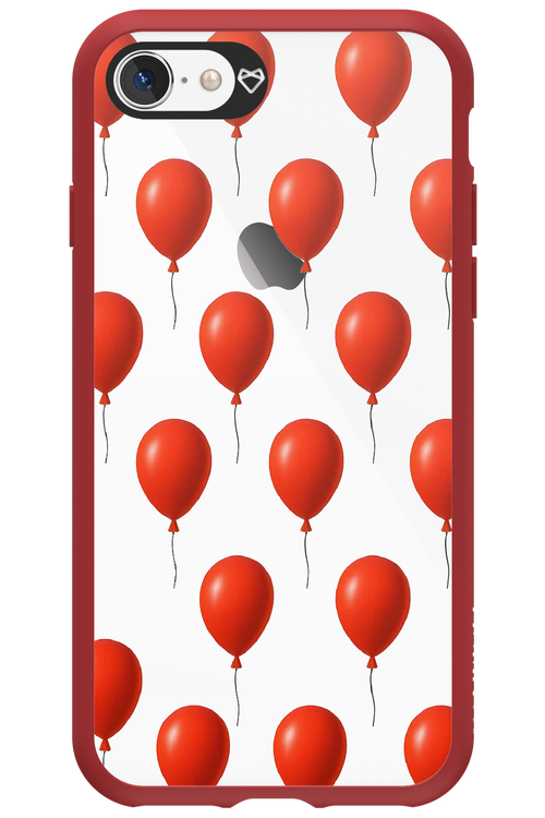 Red Balloons - Apple iPhone 8