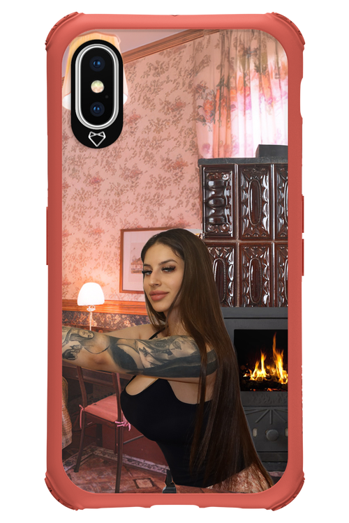 Tattooed Flame - Apple iPhone X