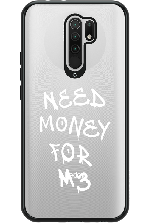 Need M3 Transparent White - Xiaomi Redmi 9