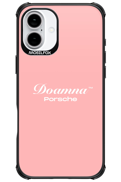 Doamna Porsche (pink) - Apple iPhone 16 Plus