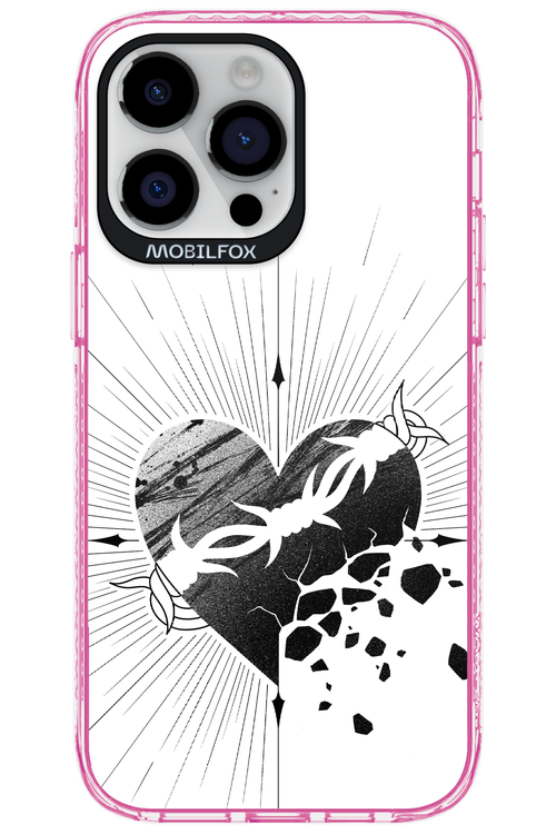 Fekete Szív - Apple iPhone 14 Pro Max