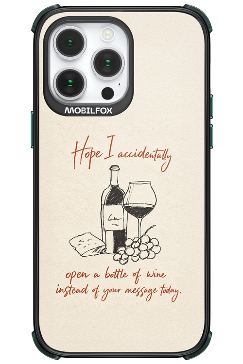 Bottle of wine 2.0 - Apple iPhone 14 Pro Max