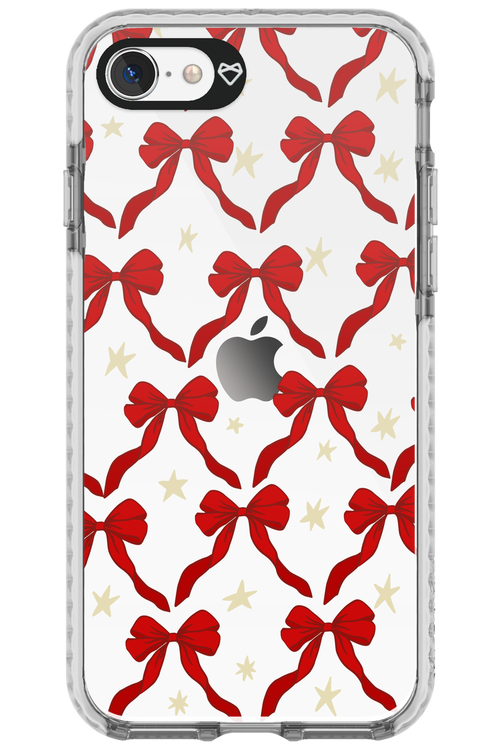 Bow & Stars (Transparent) - Apple iPhone SE 2022