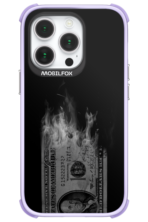 Money Burn B&W 2.0 - Apple iPhone 14 Pro