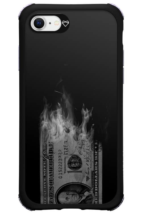 Money Burn B&W 2.0 - Apple iPhone SE 2020