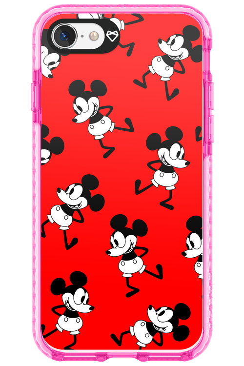 Iconic Mouse (red pattern) - Apple iPhone SE 2020