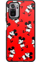 Iconic Mouse (red pattern) - Xiaomi Redmi Note 10