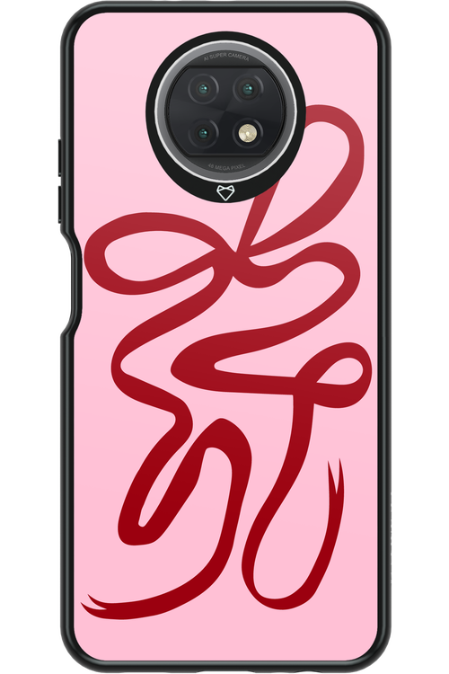 Burgundy Bow - Xiaomi Redmi Note 9T 5G