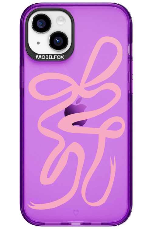 Pink Bow - Apple iPhone 15 Plus