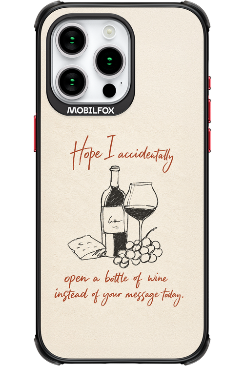 Bottle of wine 2.0 - Apple iPhone 15 Pro Max
