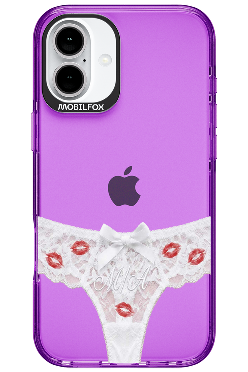 White Panties Transparent 2.0 - Apple iPhone 16 Plus