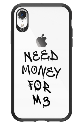 Need M3 Transparent Black - Apple iPhone XR