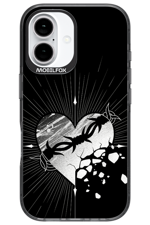 Fehér Szív - Apple iPhone 16