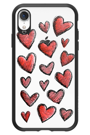 Red Love Transparent 2.0 - Apple iPhone XR