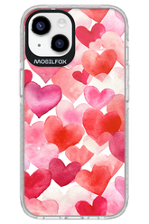 Water Painted Heart - Apple iPhone 14