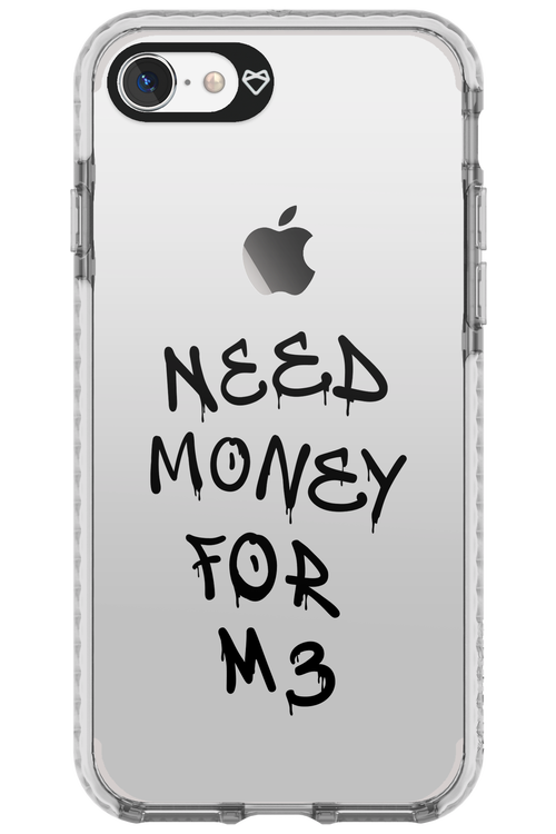 Need M3 Transparent Black - Apple iPhone 7