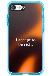 I accept to be rich - Apple iPhone 8