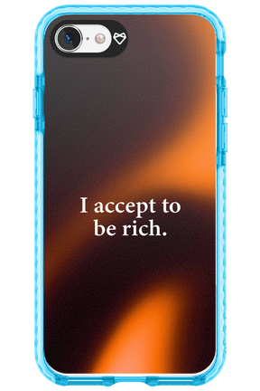 I accept to be rich - Apple iPhone 8