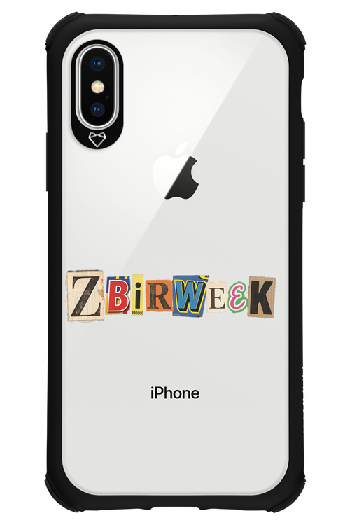 Zbirweek (transparent) 2.0 - Apple iPhone X