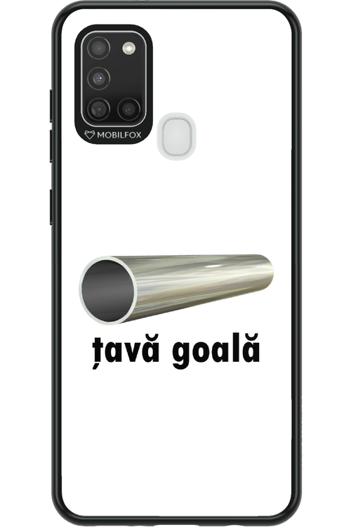 Țavă Goală White - Samsung Galaxy A21 S