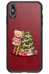 Christmas Bear (Burgundy) - Apple iPhone XS Max