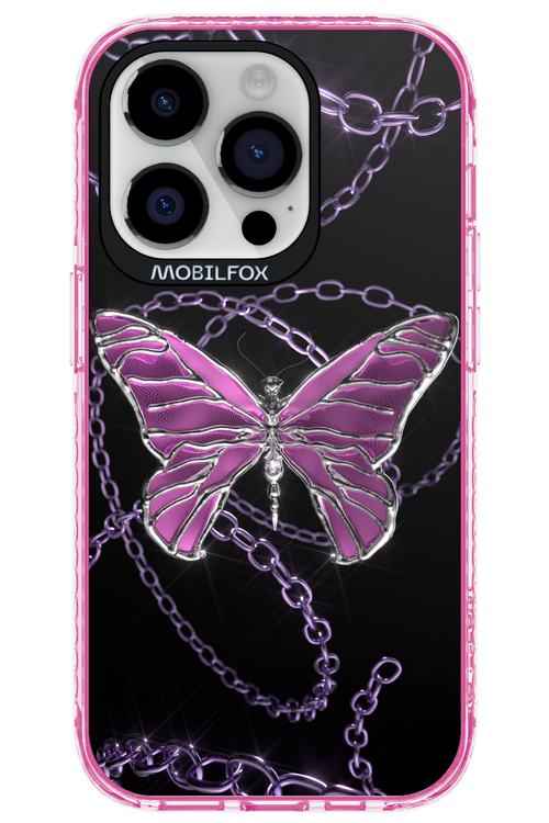 Butterfly Necklace - Apple iPhone 14 Pro