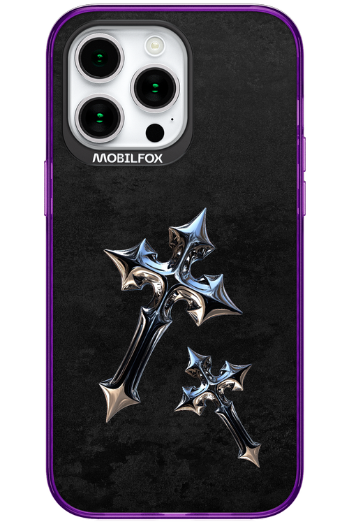 Chrome Crosses 2.0 - Apple iPhone 15 Pro Max