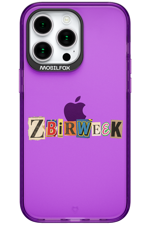 Zbirweek (transparent) 2.0 - Apple iPhone 15 Pro Max