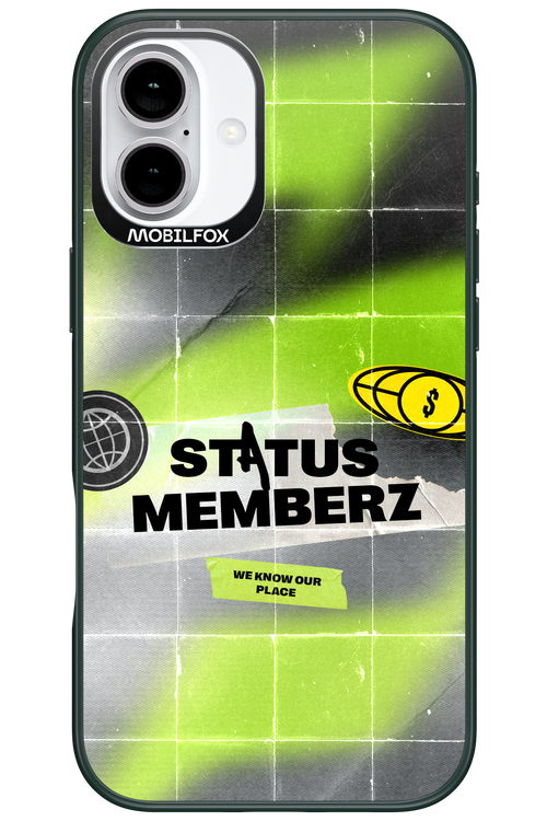 Status Memberz - Apple iPhone 16 Plus