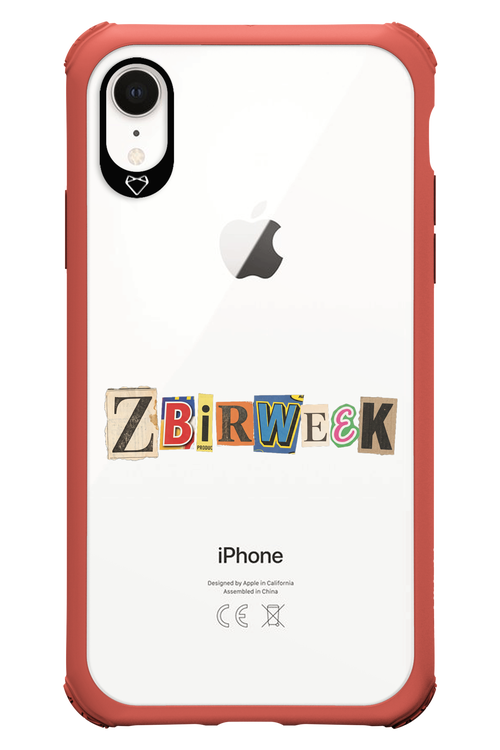 Zbirweek (transparent) 2.0 - Apple iPhone XR