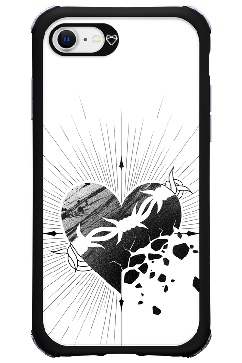 Fekete Szív 2.0 - Apple iPhone SE 2022