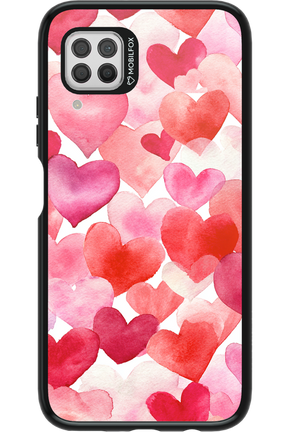 Water Painted Heart - Huawei P40 Lite